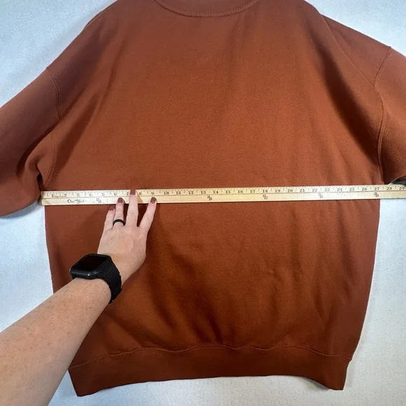 Blessed Girl Fall For Jesus Sweatshirt-Rust Color-3XL - Picture 7 of 8